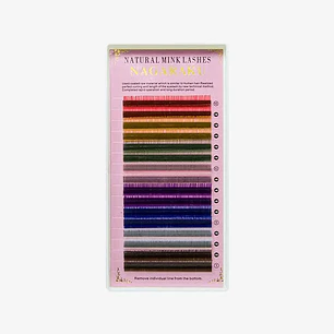 Pestañas de Colores