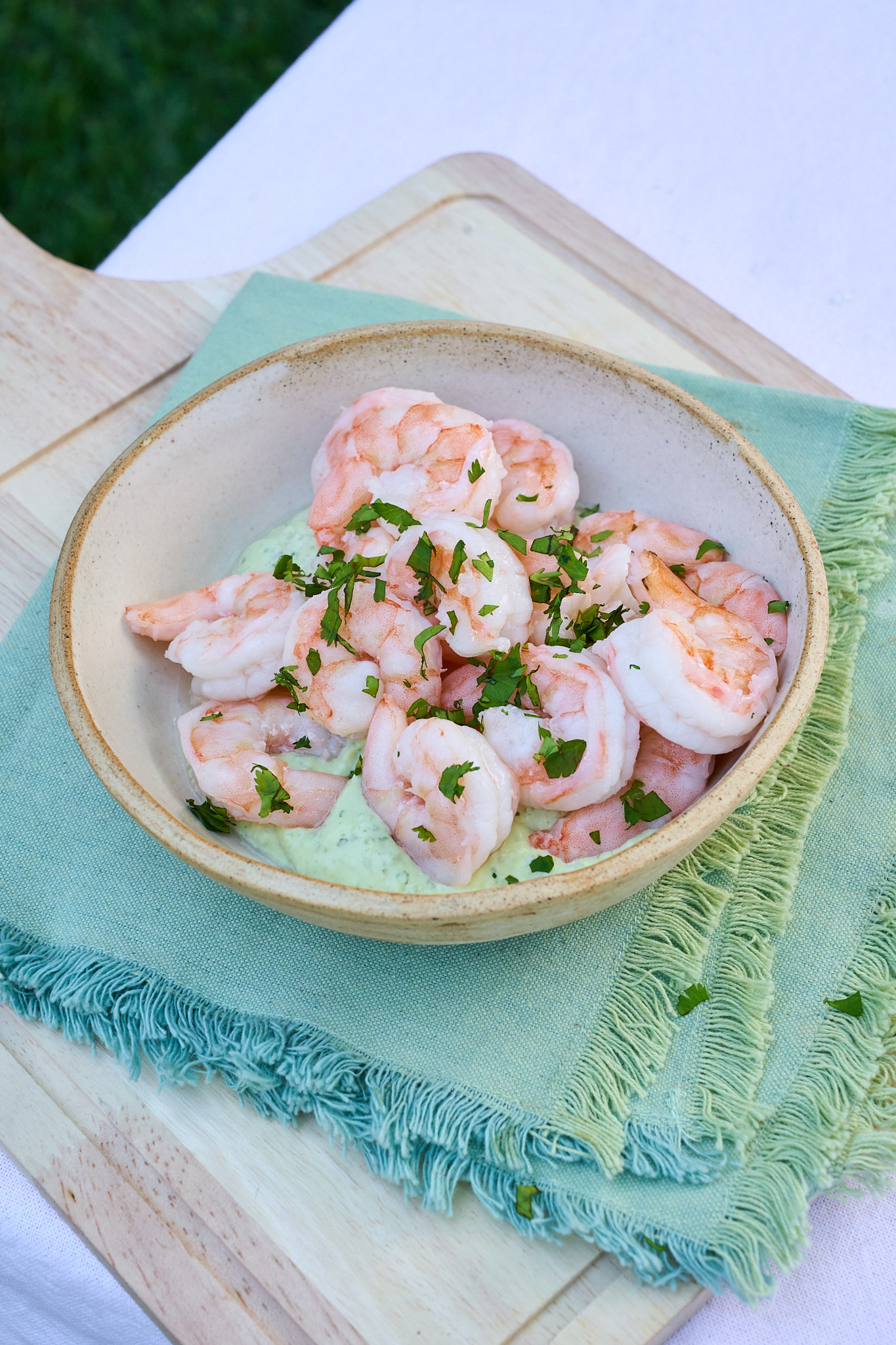 Camarones al cilantro