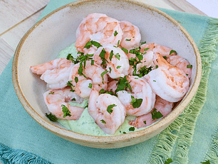 Camarones al cilantro