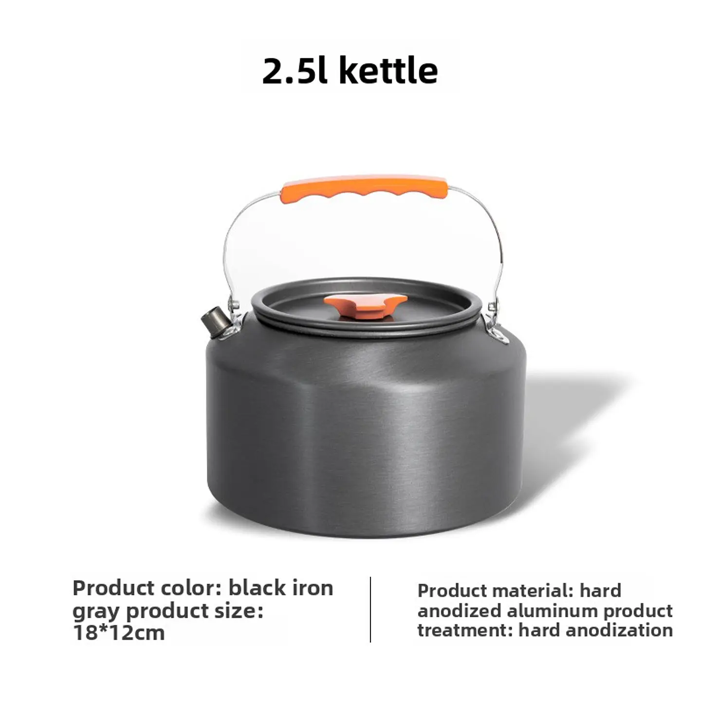 Jumbo Capacity Camp Kettles, from 1.2L to 2.5L Models 1