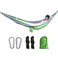 Colorful Camping Hammocks – Lightweight Nylon Hammock with Tree Straps - thumbnail 3