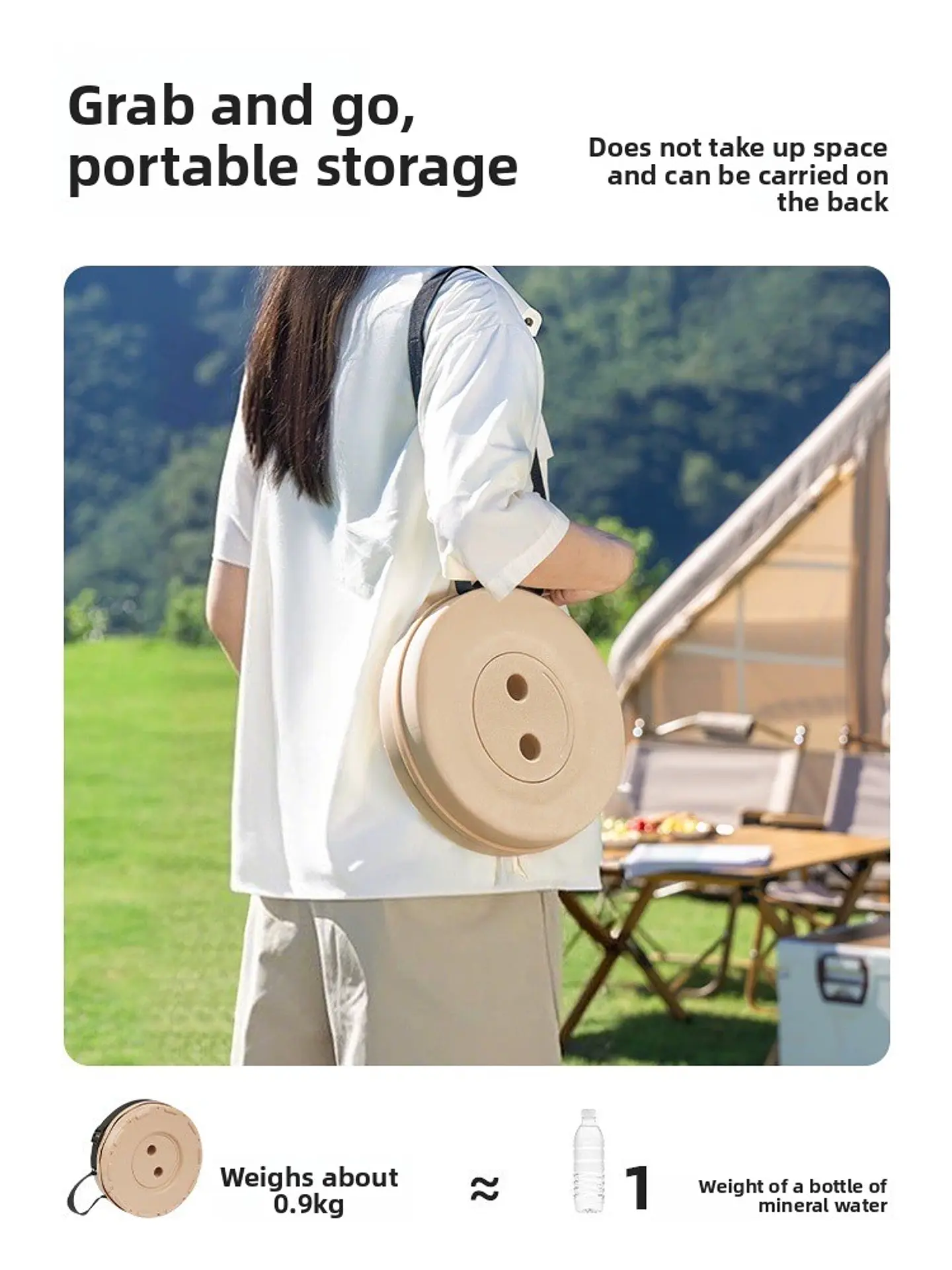 Upgraded Collapsible Stool: Ultra-Lightweight, Incredibly Sturdy! 4