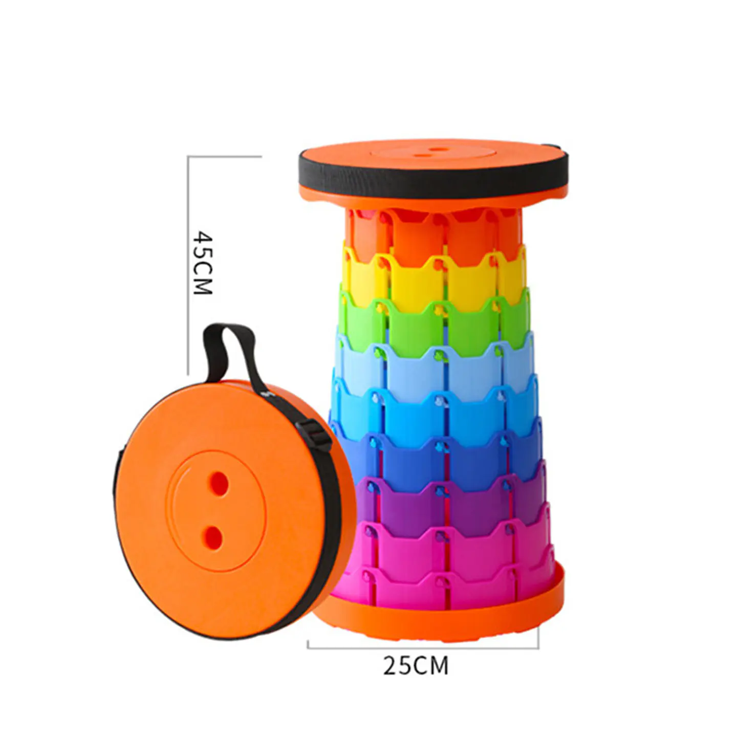 Upgraded Collapsible Stool: Ultra-Lightweight, Incredibly Sturdy! 6