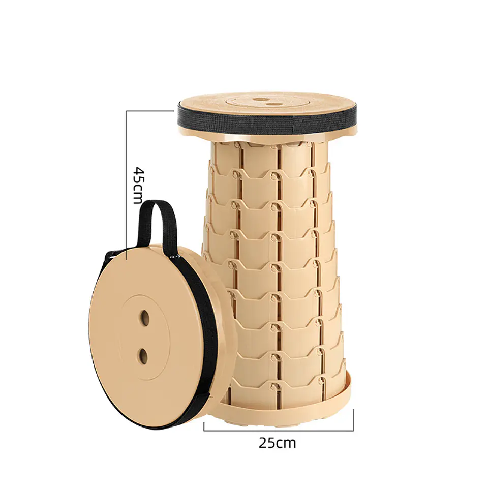 Upgraded Collapsible Stool: Ultra-Lightweight, Incredibly Sturdy! 7