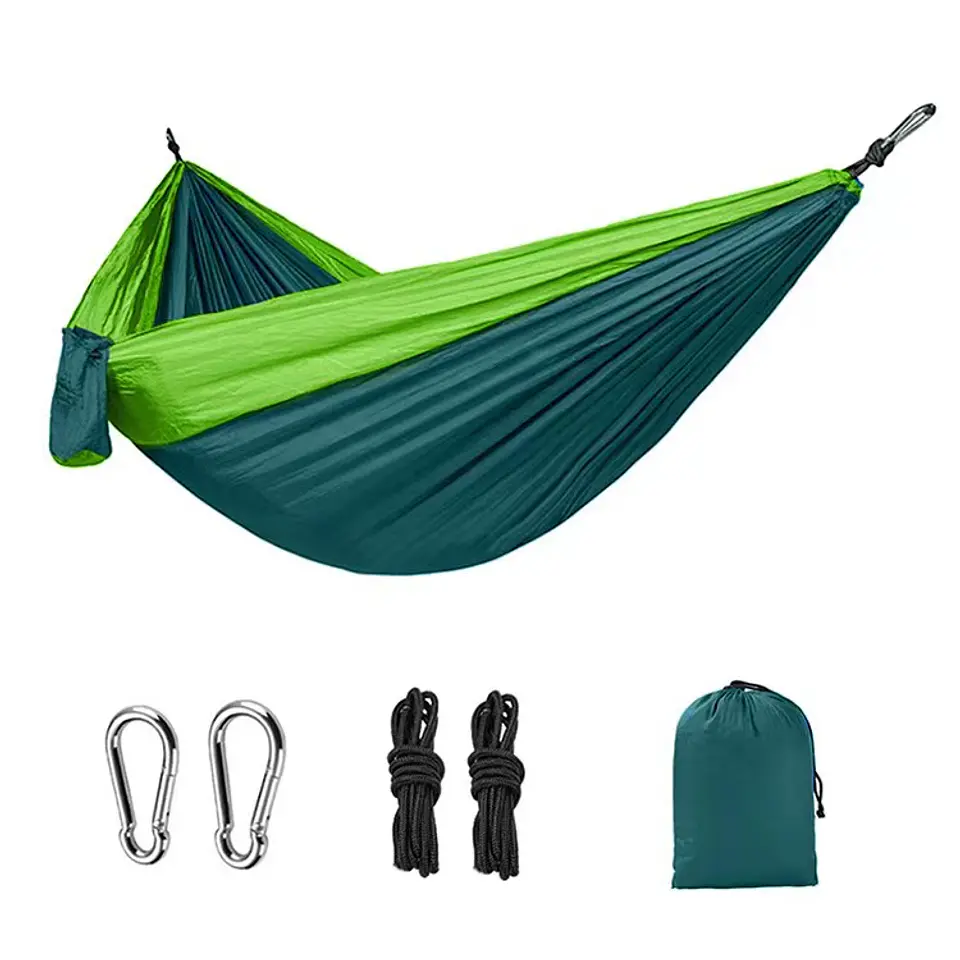 Colorful Camping Hammocks – Lightweight Nylon Hammock with Tree Straps 8