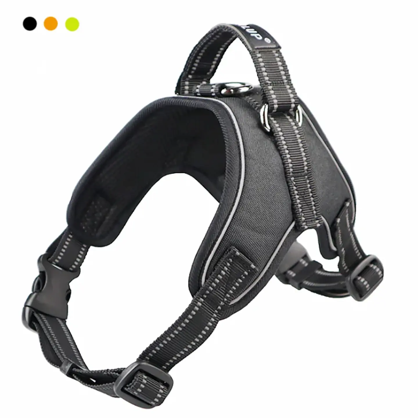Dog Harness - Adjustable Reflective Vest with Handle 1