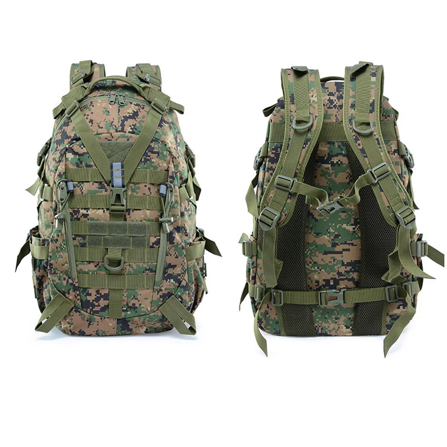 Classic Heavy-Duty Camping Mountaineering Tactical Backpack 7