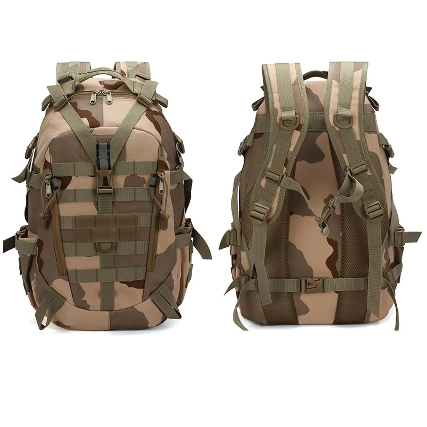 Classic Heavy-Duty Camping Mountaineering Tactical Backpack 8