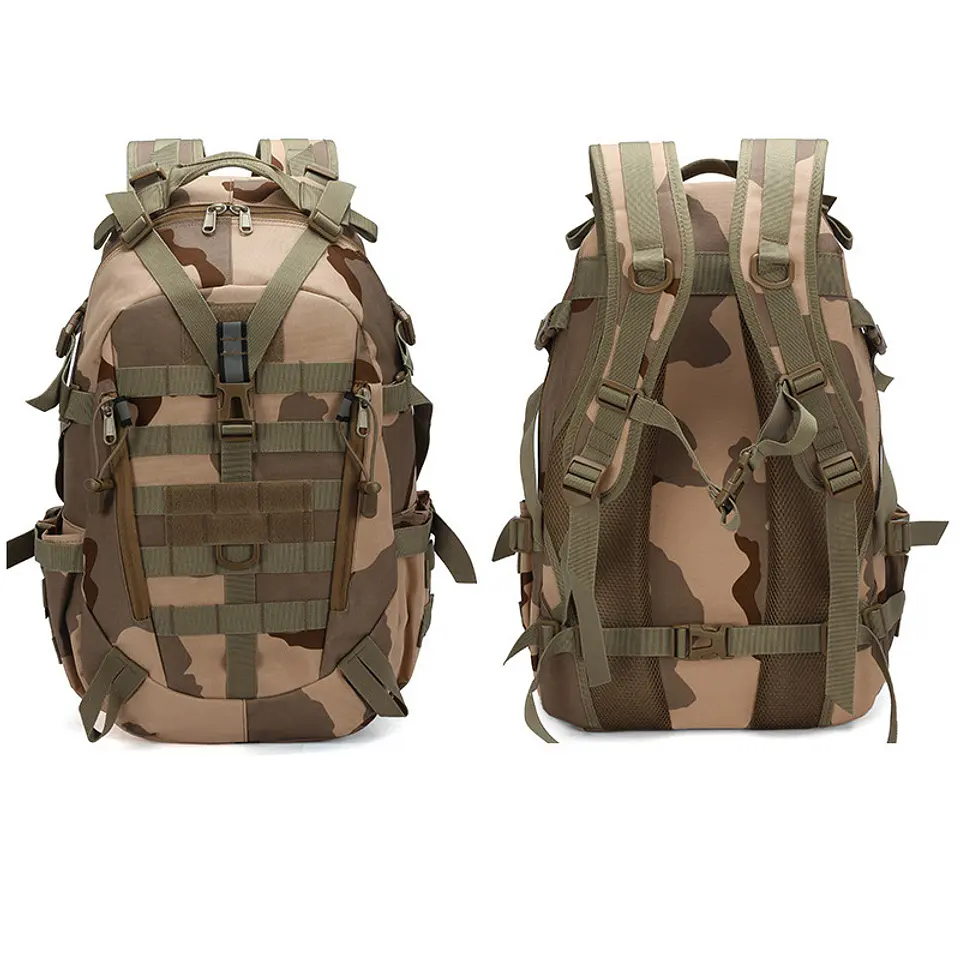 Classic Heavy-Duty Camping Mountaineering Tactical Backpack 8