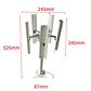 Mini Vertical Five-blade Wind Turbine 35W - thumbnail 2