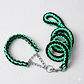 Braided Martingale Collar & Leash Set - 16 Colors! - thumbnail 1