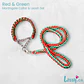 Braided Martingale Collar & Leash Set - 16 Colors! - thumbnail 8