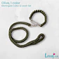 Braided Martingale Collar & Leash Set - 16 Colors! - thumbnail 15