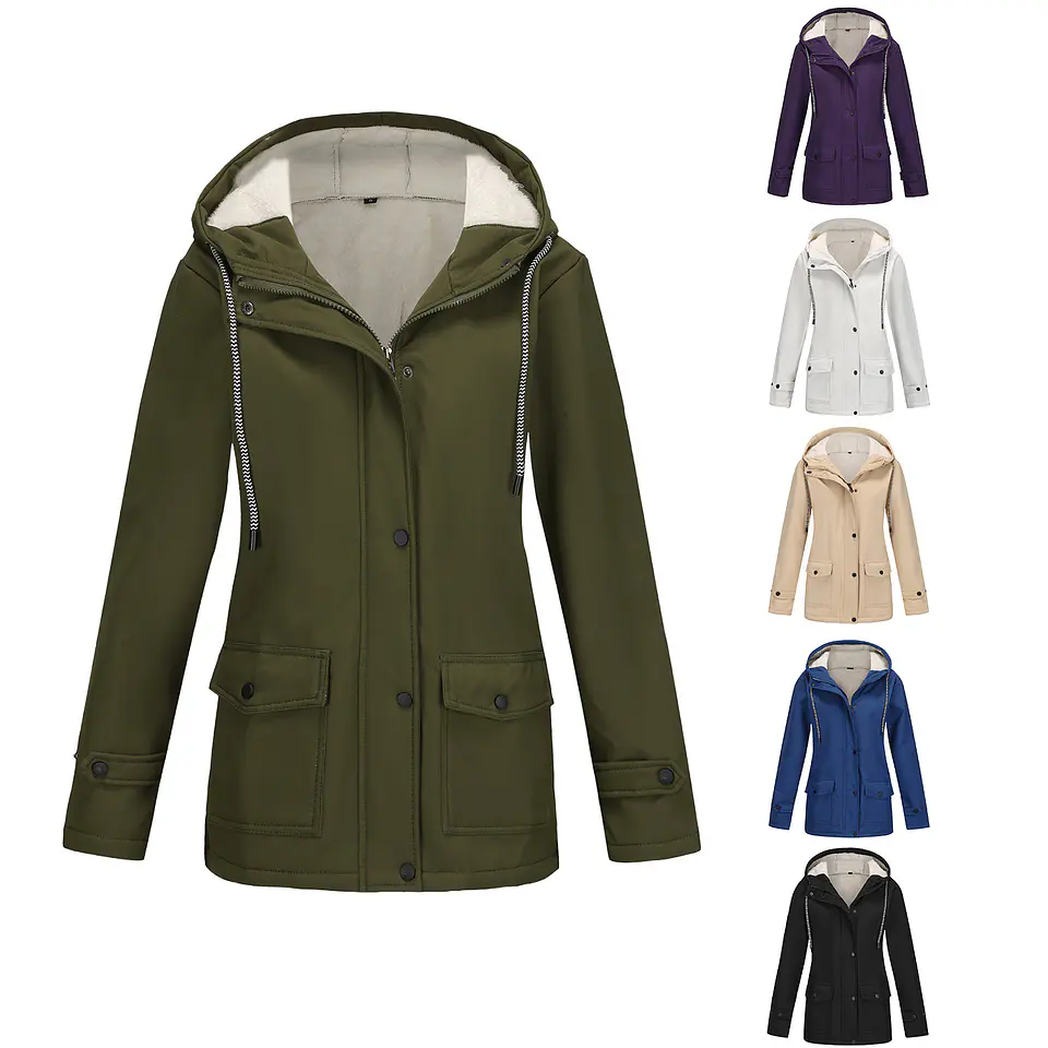 Women's Anorak Fleece-lined Waterproof Jacket 6