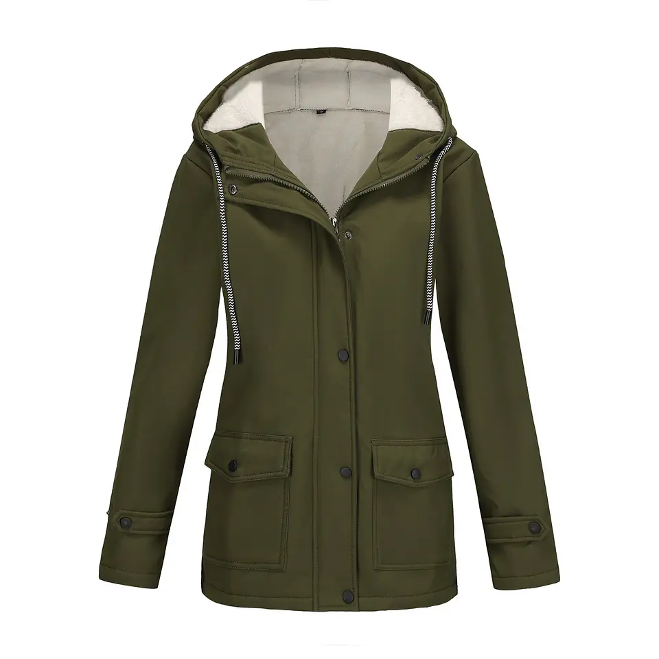 Women's Anorak Fleece-lined Waterproof Jacket 10