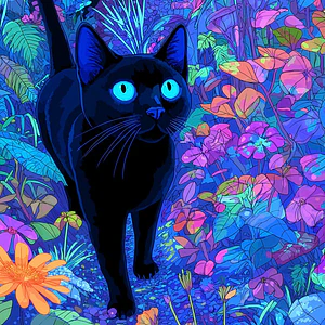 Black Cat Neon