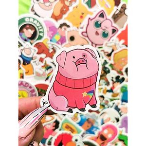 Pack 100 Stickers Troquelados de 10x10cm