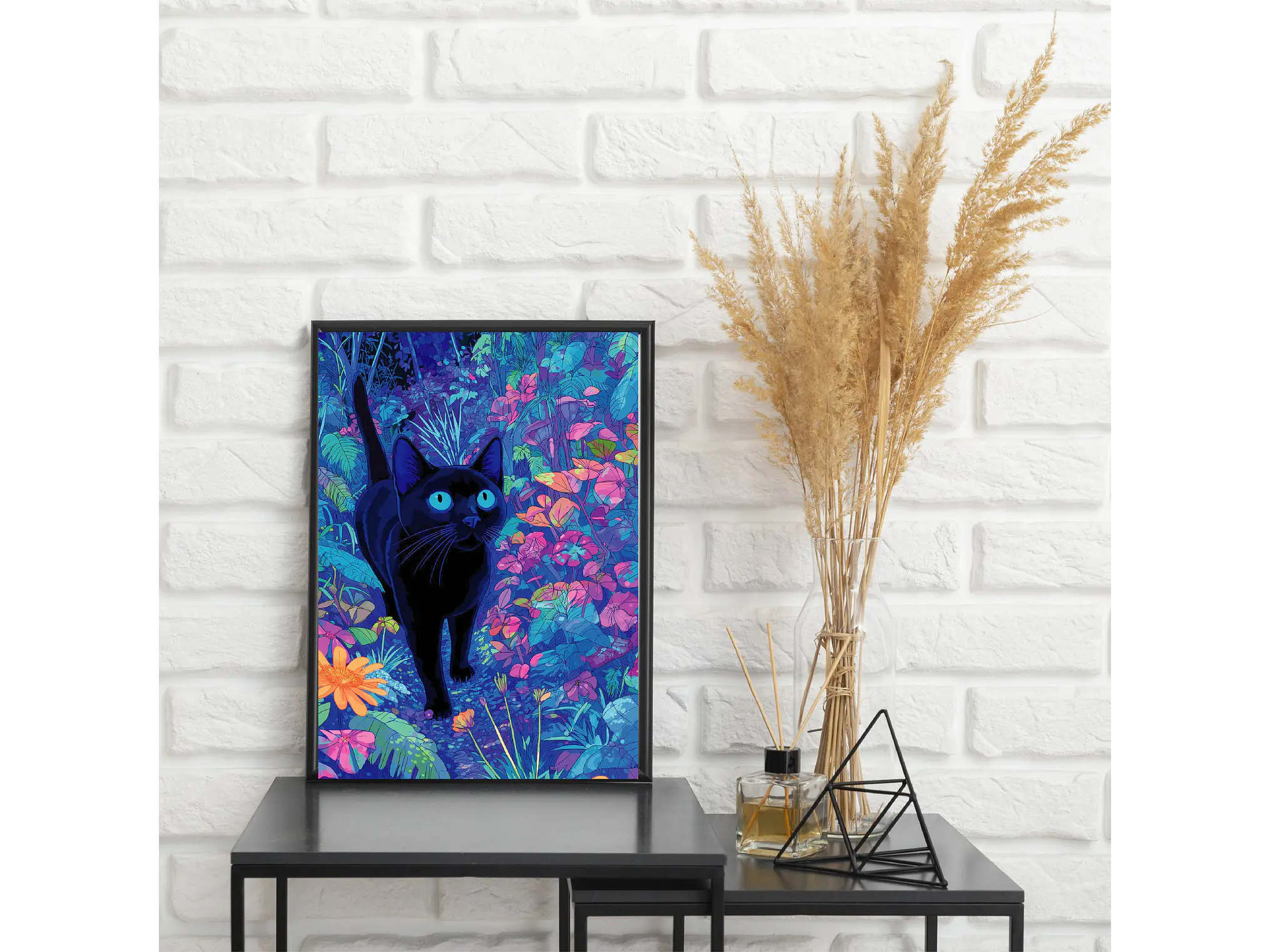 Black Cat Neon 2