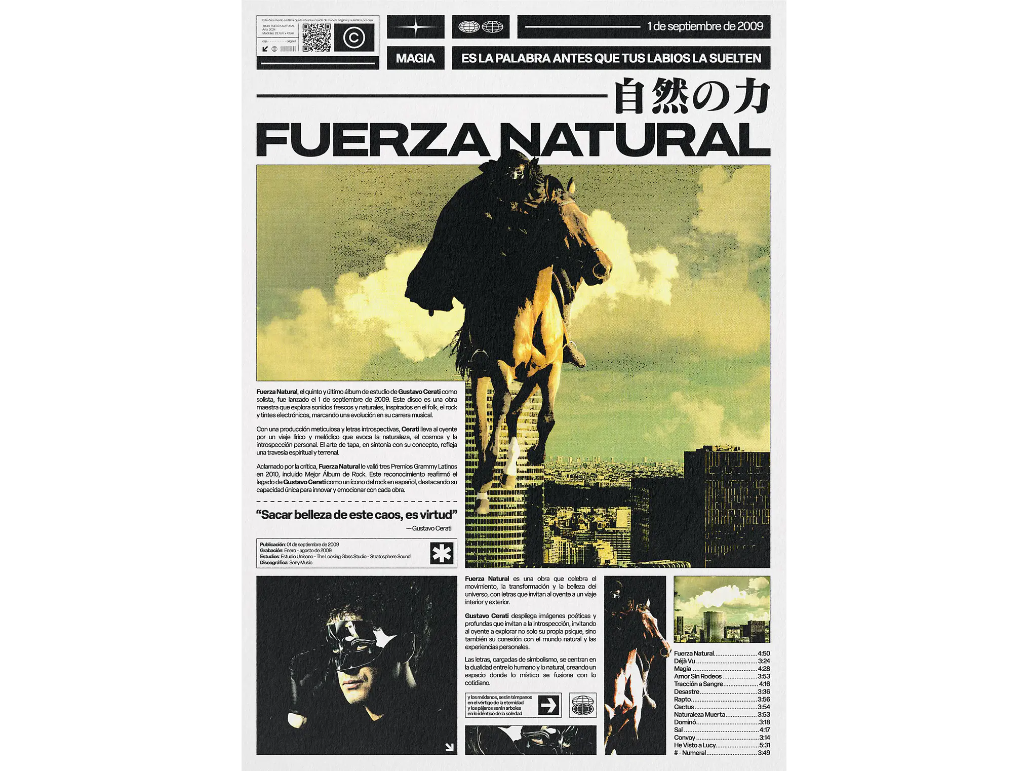 Gustavo Cerati - Fuerza Natural 1