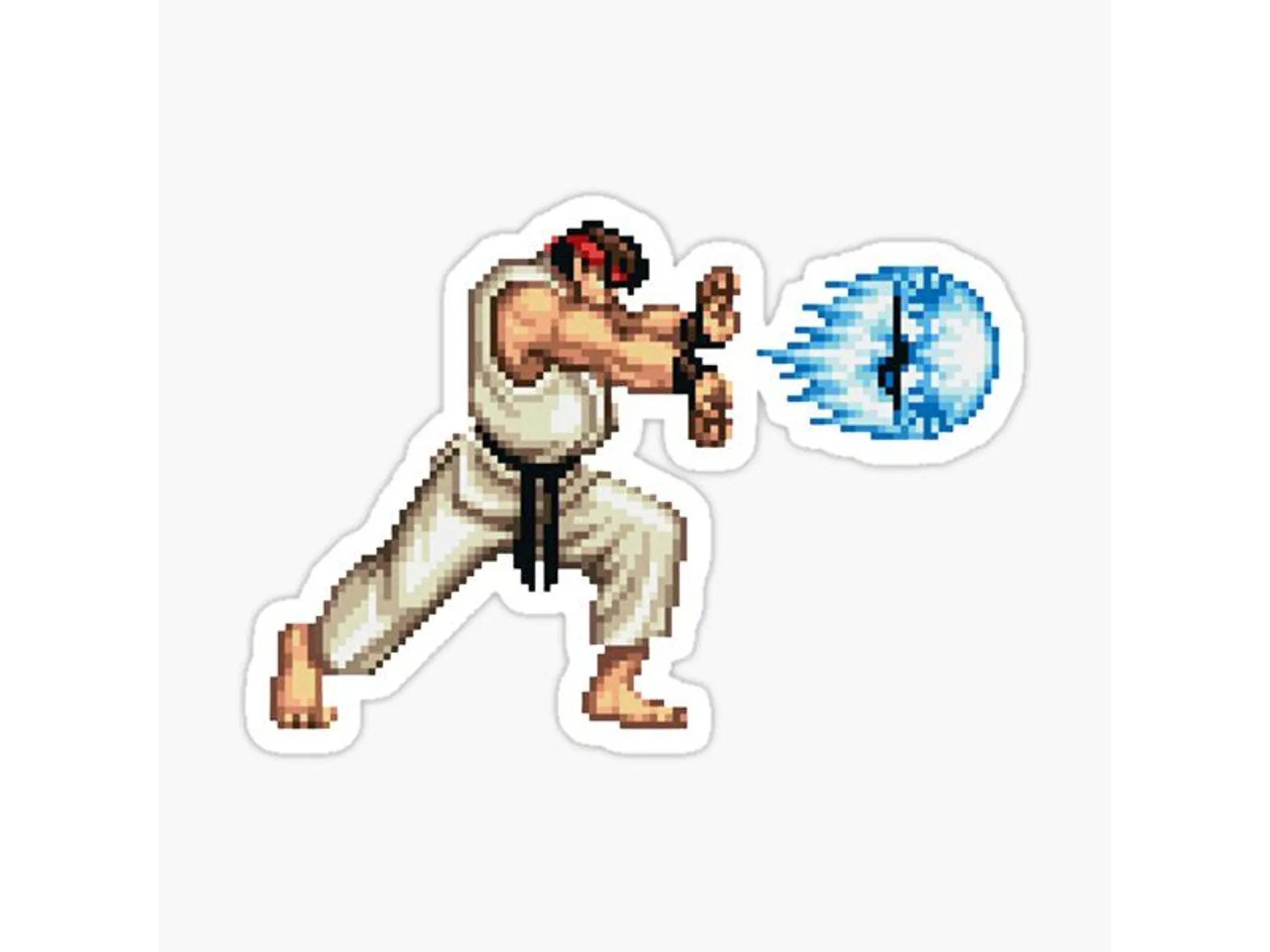 Sticker Ryu (Street Fighter – Hadouken) 1