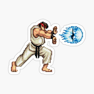 Sticker Ryu (Street Fighter – Hadouken)