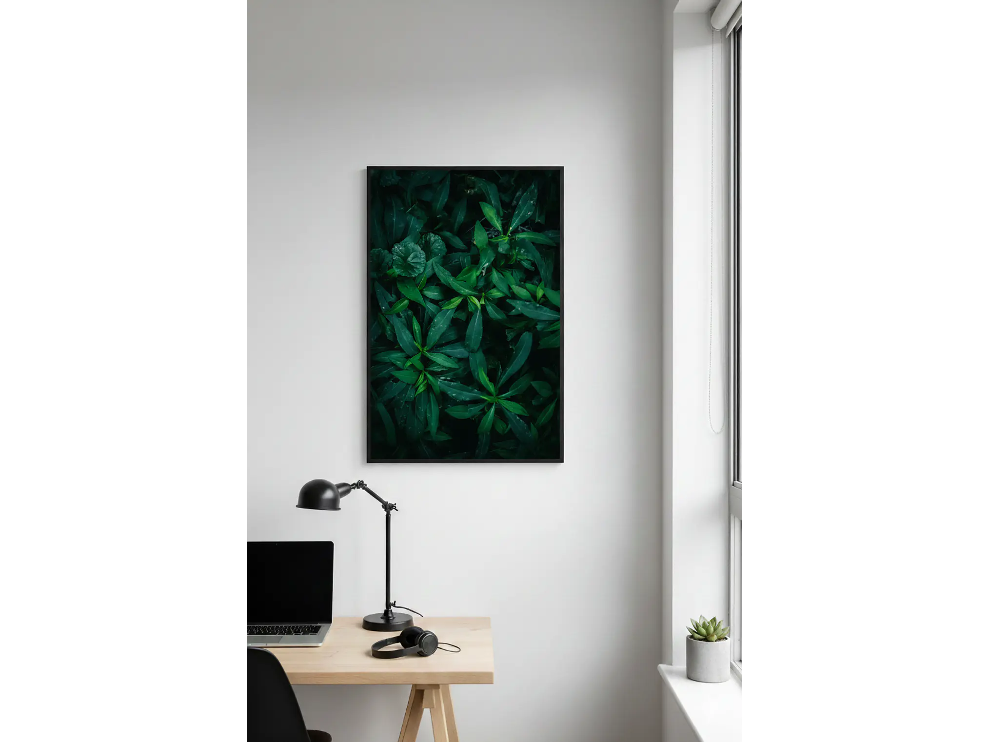 Poster Botánico: Wild Deep Green  1