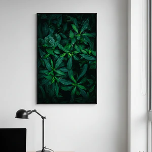 Poster Botánico: Wild Deep Green 