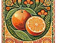 Azulejo Naranja Folk 🍊✨ - Miniatura 1