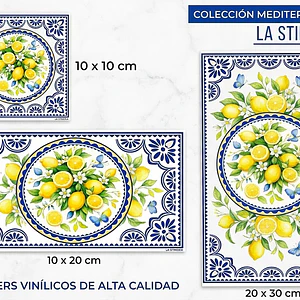 Sticker 'Citrus Wave' - Estilo Mayólica