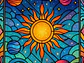Azulejo Cosmos Solar 🌞🌌 - Miniatura 1