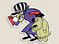 Sticker Villano Retro 🦹‍♂️🐶✨ - Miniatura 1