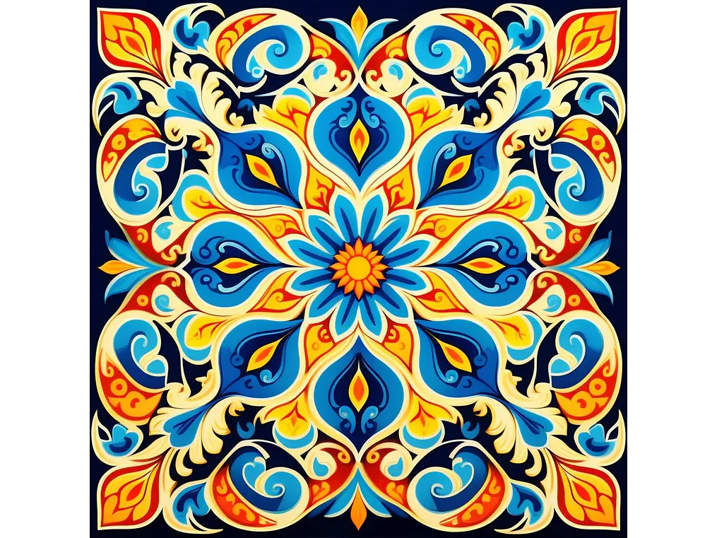 🔹 Azulejo Adhesivo “Sol Azteca” 1