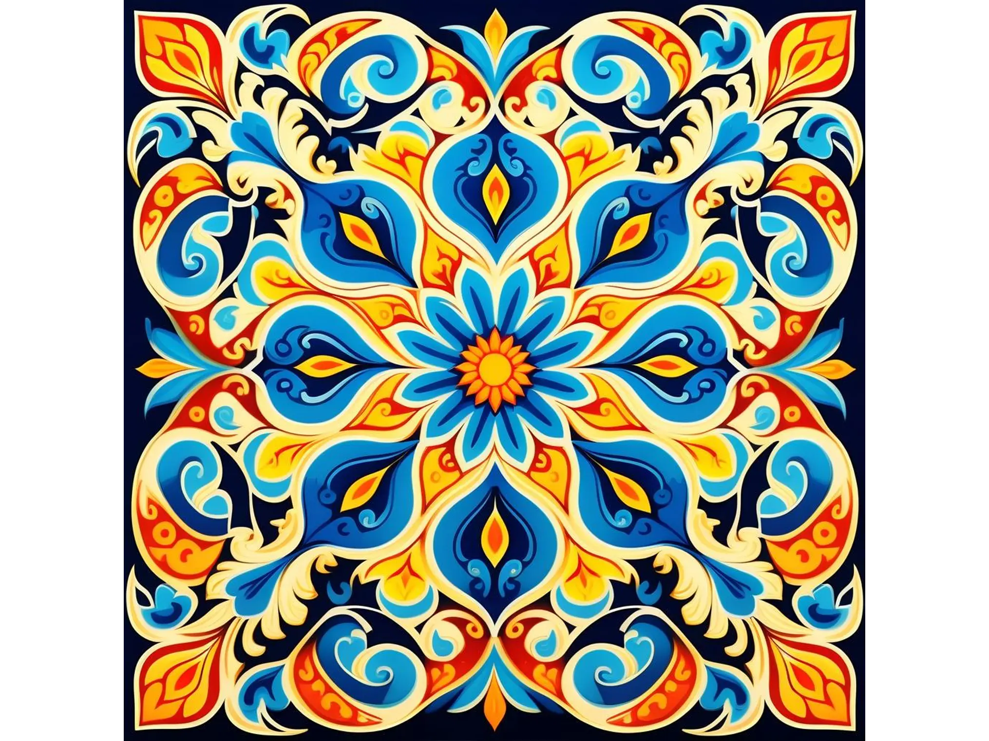 🔹 Azulejo Adhesivo “Sol Azteca” 1