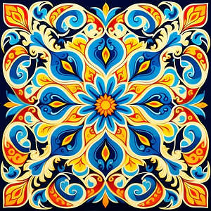 🔹 Azulejo Adhesivo “Sol Azteca”
