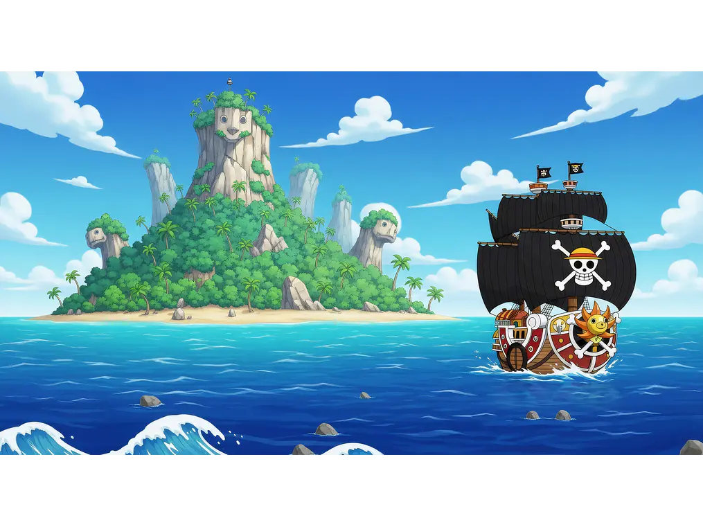 🏴‍☠️ Adhesivo Thousand Sunny: Rumbo a la Aventura 1