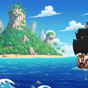 🏴‍☠️ Adhesivo Thousand Sunny: Rumbo a la Aventura