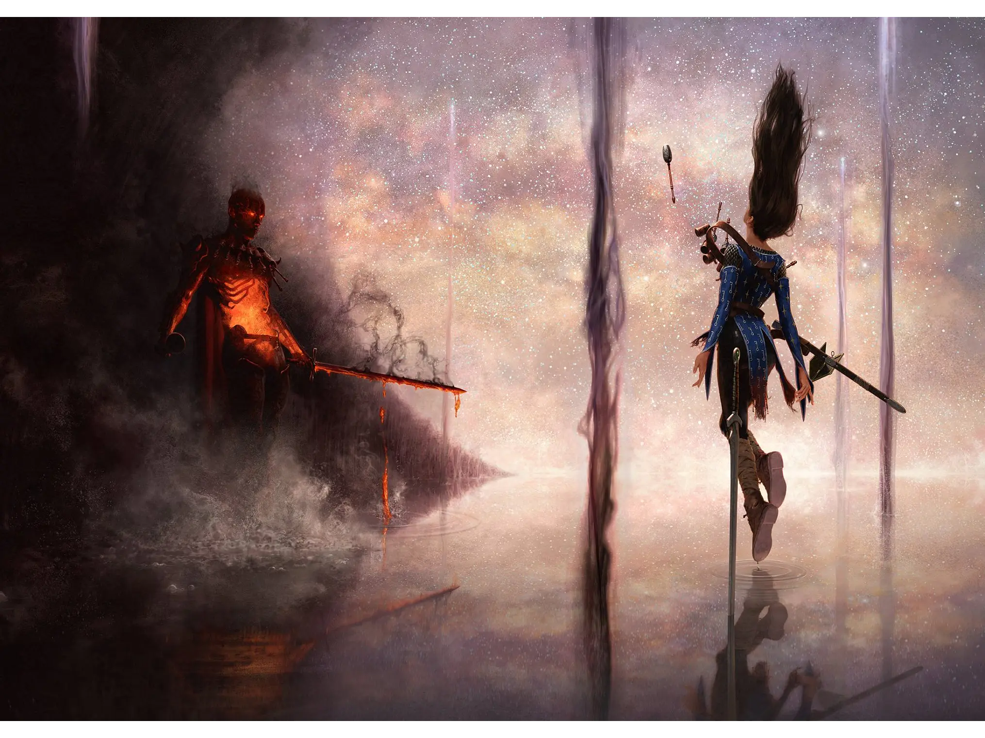 Póster Fantasía Épica - Abhorsen (Tommy Arnold) 1