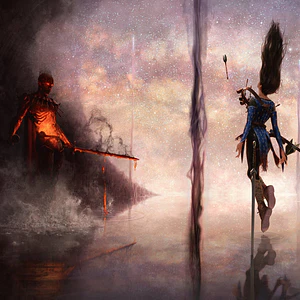 Póster Fantasía Épica - Abhorsen (Tommy Arnold)