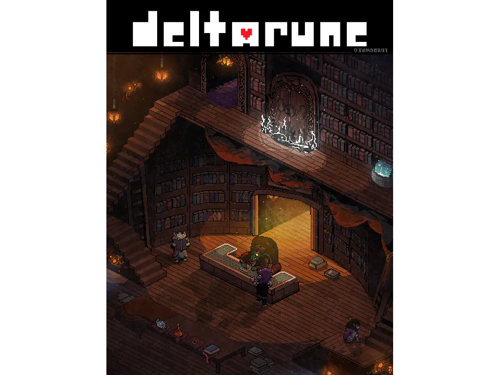 Póster Deltarune - Biblioteca de Cyber World 1