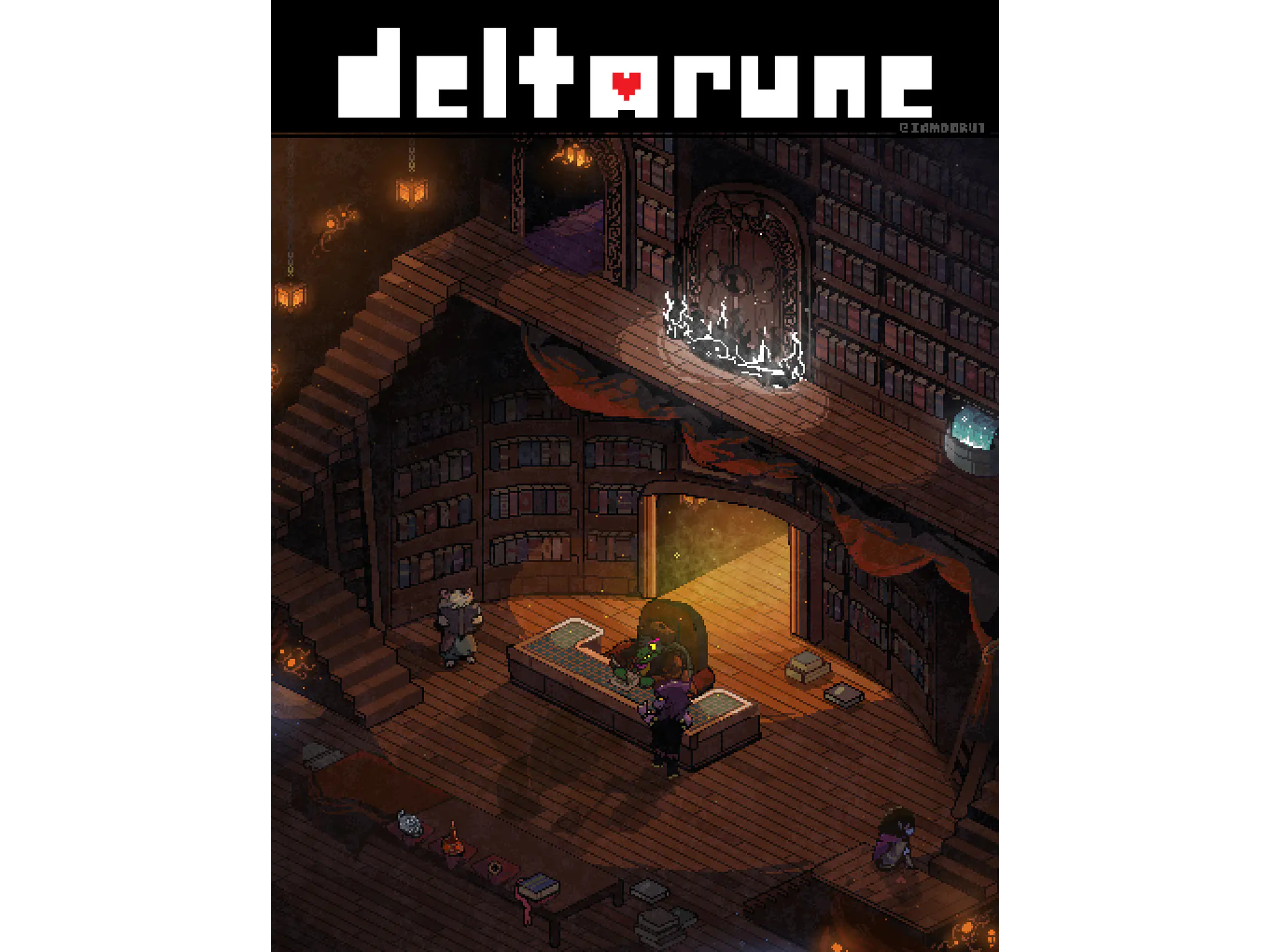 Póster Deltarune - Biblioteca de Cyber World 1