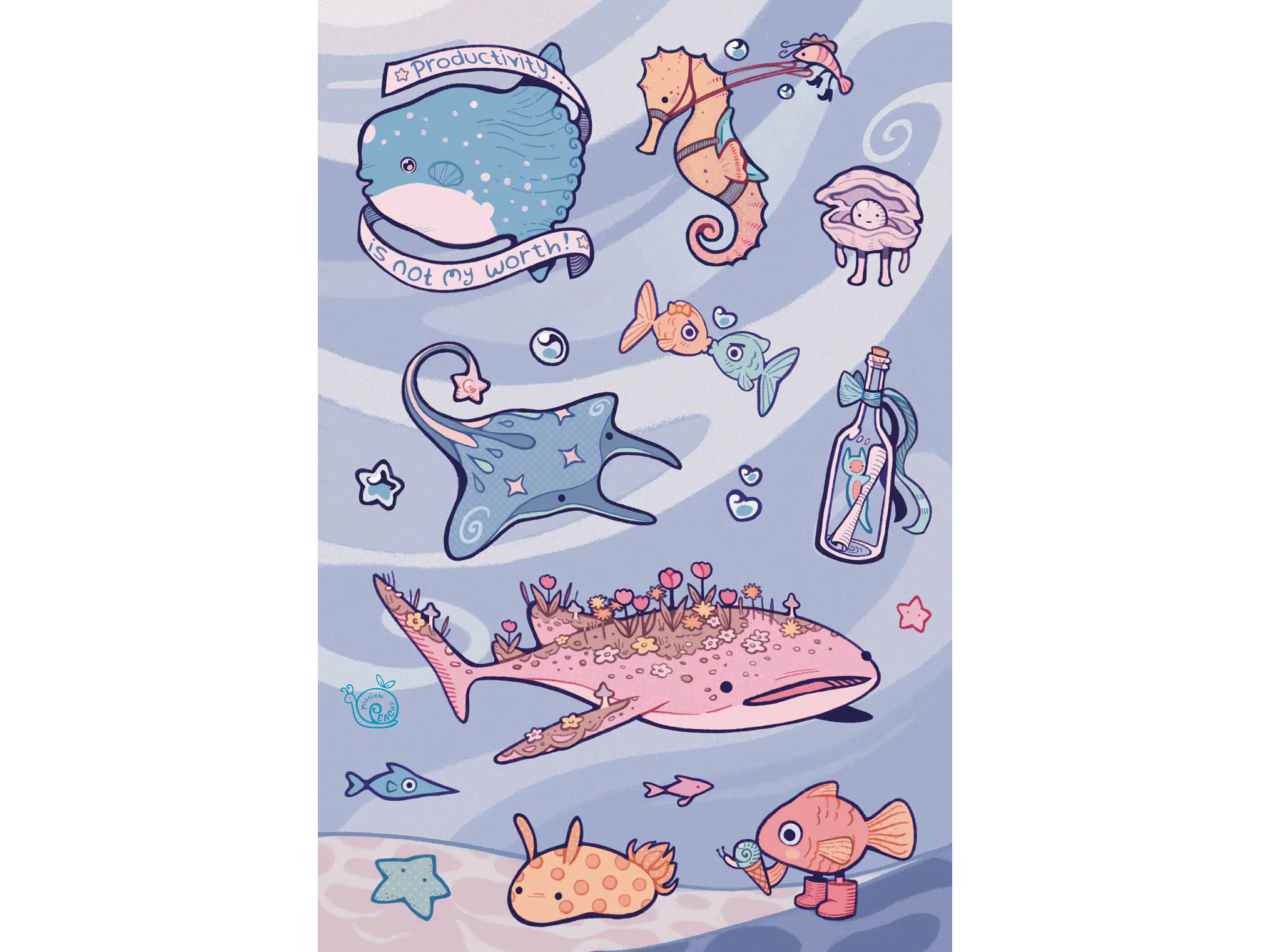 Mega Pack de Stickers Coquette & Pastel (Colección Completa 4 Hojas) 3