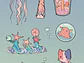 Mega Pack de Stickers Coquette & Pastel (Colección Completa 4 Hojas) - Miniatura 4