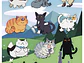 Pack de Planchas de Stickers Gatos Guerreros & Kitty Meadow (Set 2 Hojas) - Miniatura 3