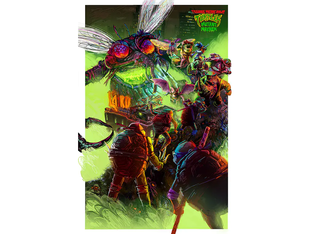 Póster Tortugas Ninja: Caos Mutante - Batalla Final  1