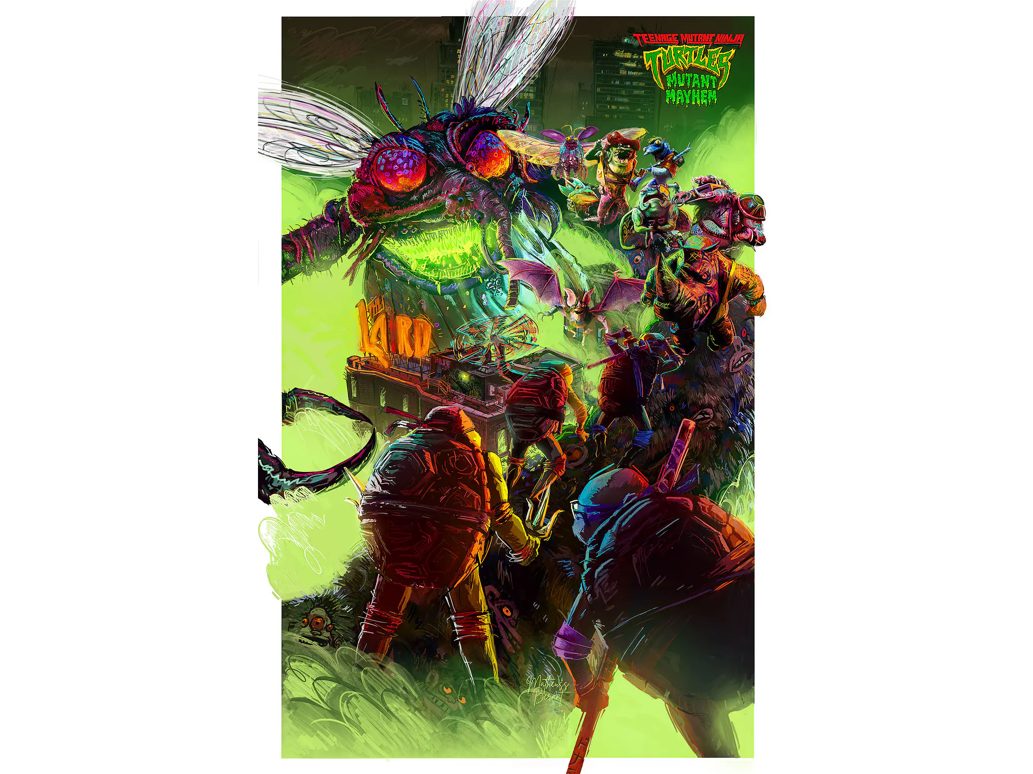 Póster Tortugas Ninja: Caos Mutante - Batalla Final  1