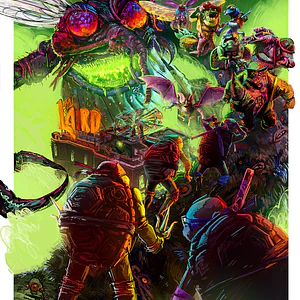 Póster Tortugas Ninja: Caos Mutante - Batalla Final 