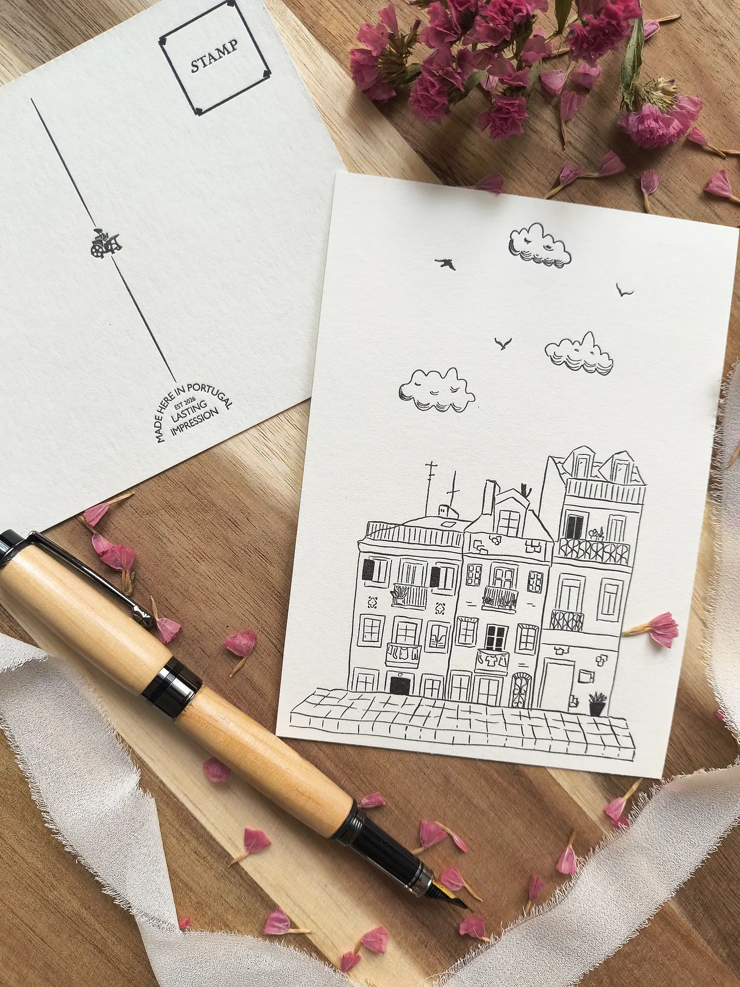 City Façade Postcard 1