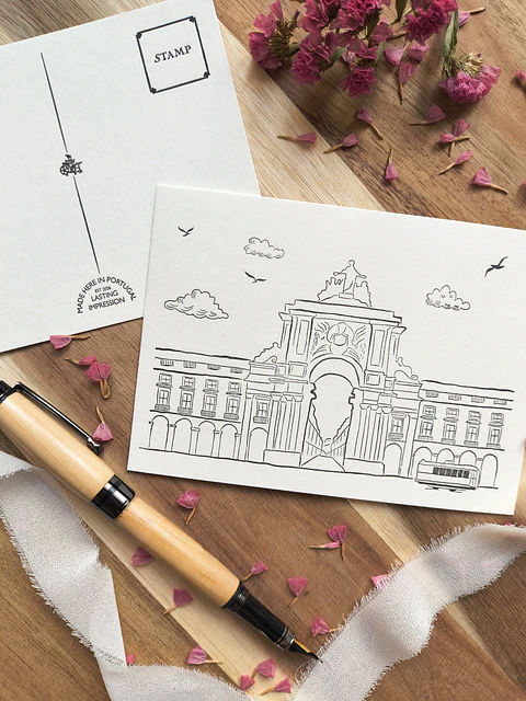 Arco da Rua Augusta Postcard