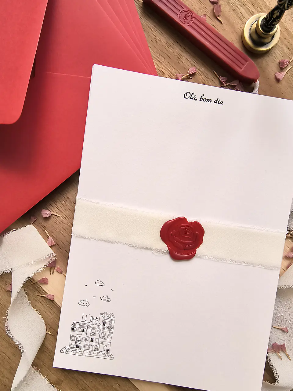 Olá, bom dia Letter Writing Set 1