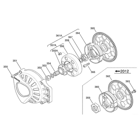 GUIAS MOTOR X-30 CLUTCH